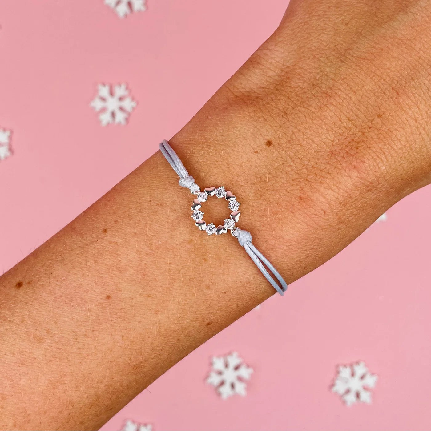 Letterbox Love Pave Cord Bracelet - Secret Santa