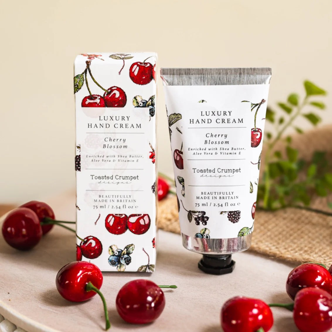 Toasted Crumpet - Cherry Blossom Luxury Hand Cream - 75ml