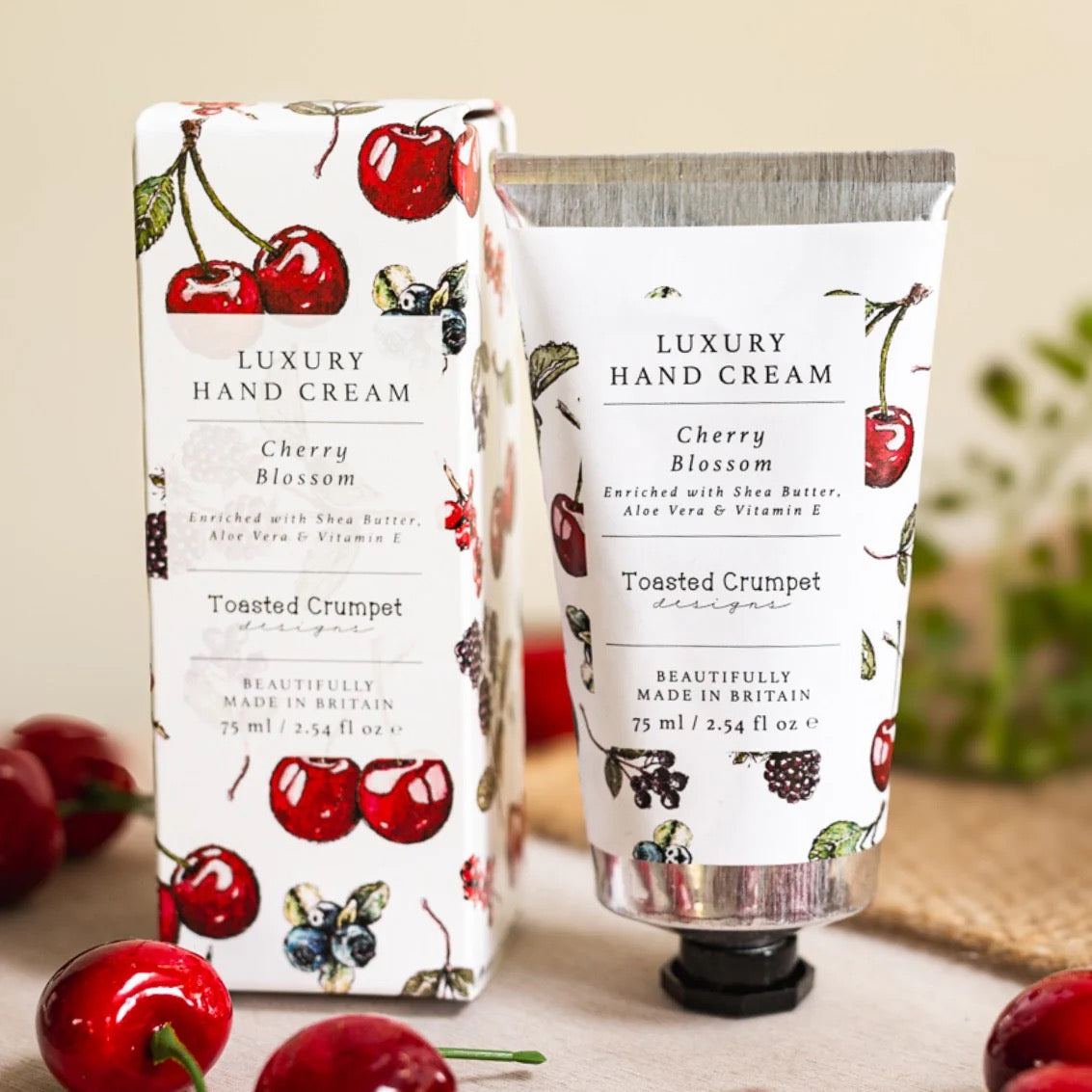 Toasted Crumpet - Cherry Blossom Luxury Hand Cream - 75ml