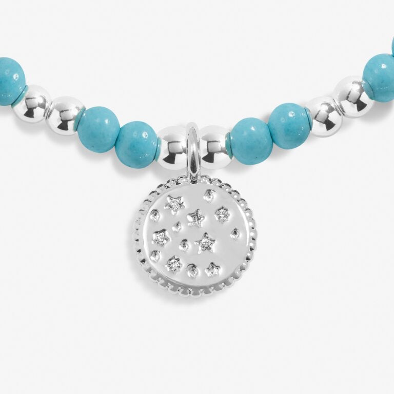Joma Jewellery - Girls - A Little December Birthstone Bracelet - Turquoise