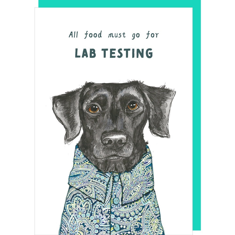 Rosie Made A Thing - Lab Testing - Blank Card
