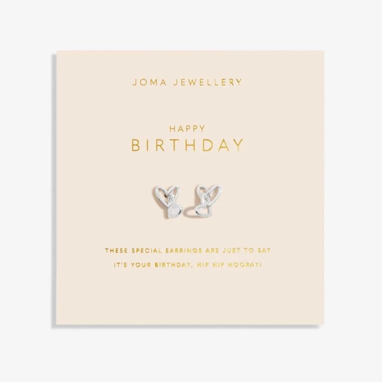 Joma Jewellery - Forever Yours - Happy Birthday Earrings