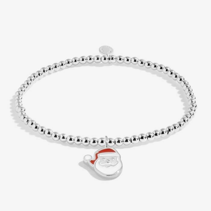 Joma Jewellery KIDS - A Little Love from Santa - Silver Stretch Bracelet