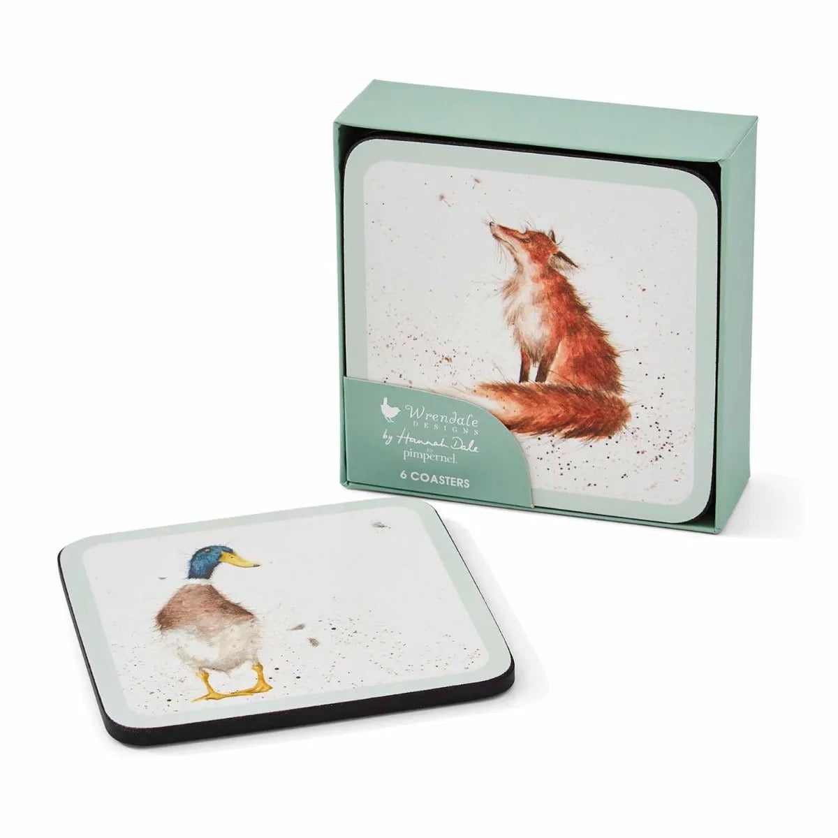 Wrendale Coaster Set - Pack of 6 Assorted