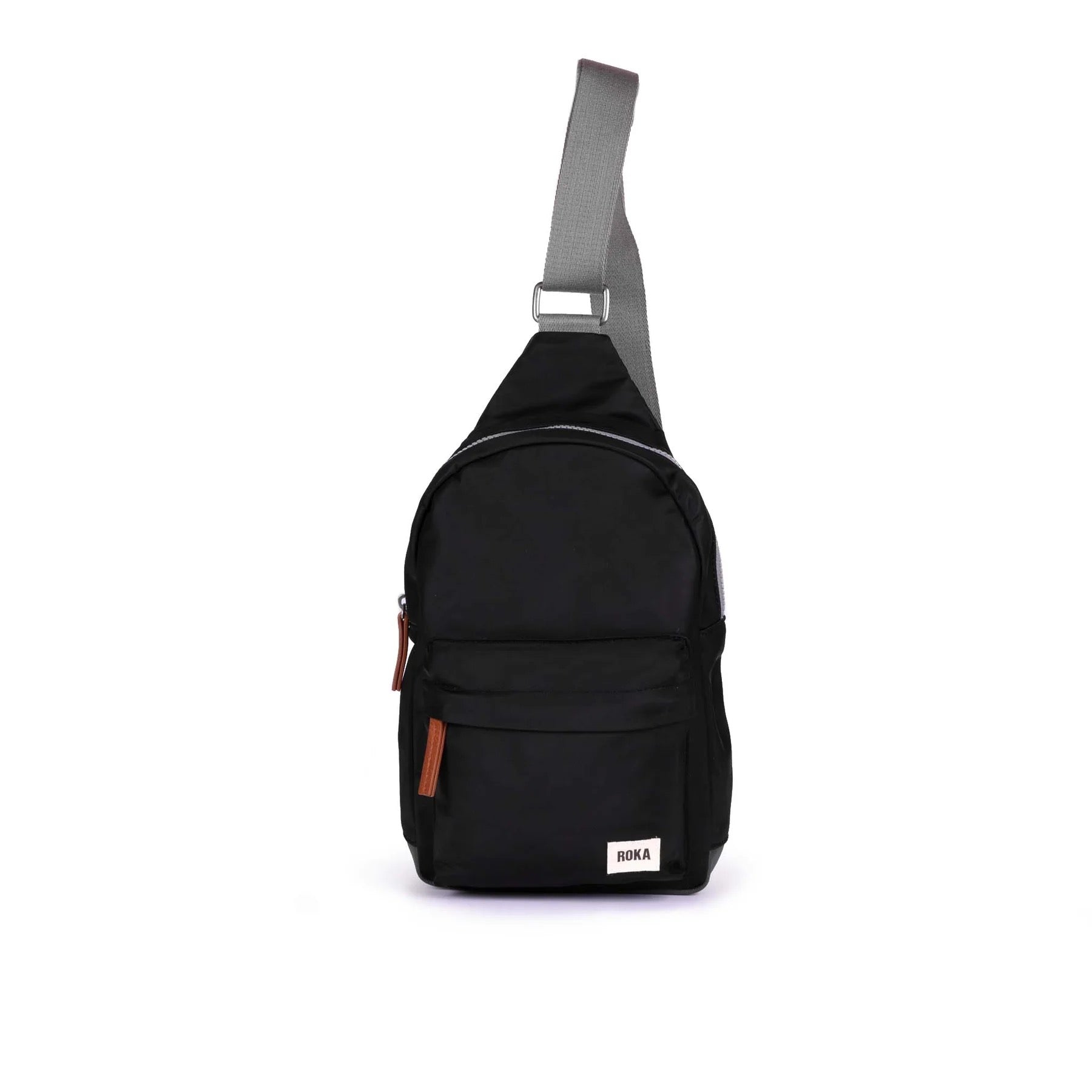 ROKA Willesden B Large - Sling Crossbody Bag -Sustainable Nylon - Black
