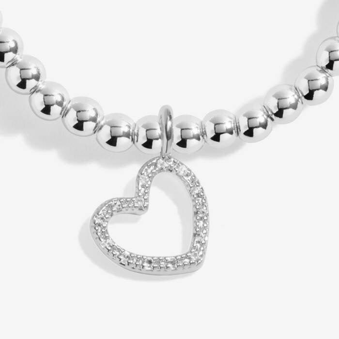 Joma Jewellery KIDS - Happy Birthday Niece - Silver Stretch Bracelet