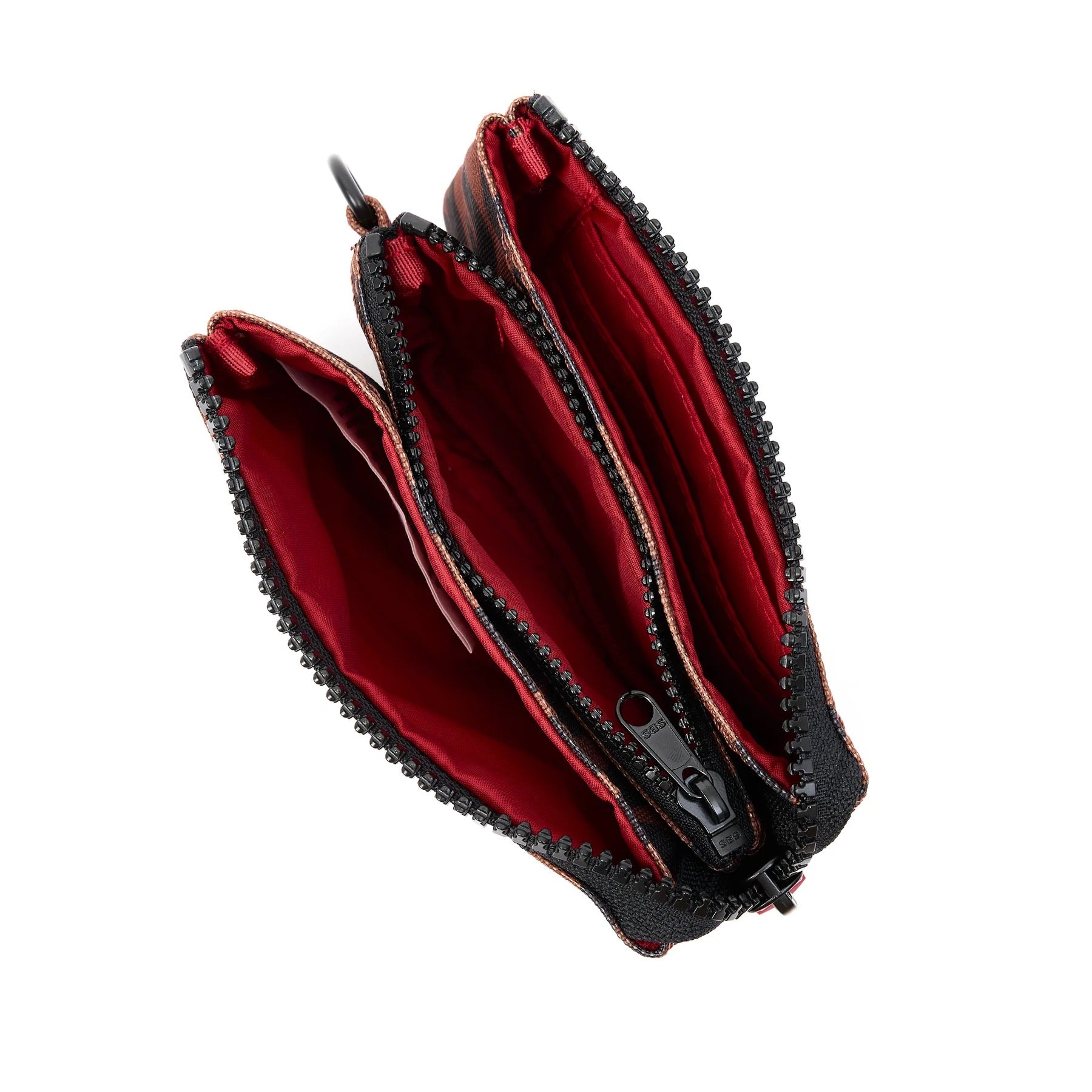 Roka Carnaby Small Wallet - Recycled Canvas - Scarlet Leopard (Limited Edition)