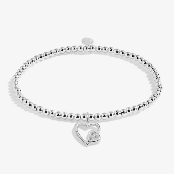 Joma Jewellery KIDS - A Little Happy Birthday Granddaughter - Silver Stretch Bracelet