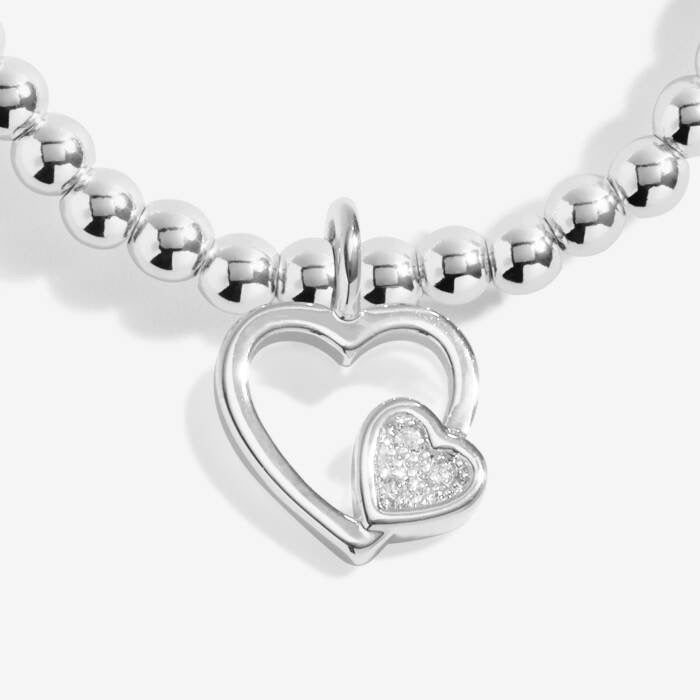 Joma Jewellery KIDS - A Little Happy Birthday Granddaughter - Silver Stretch Bracelet