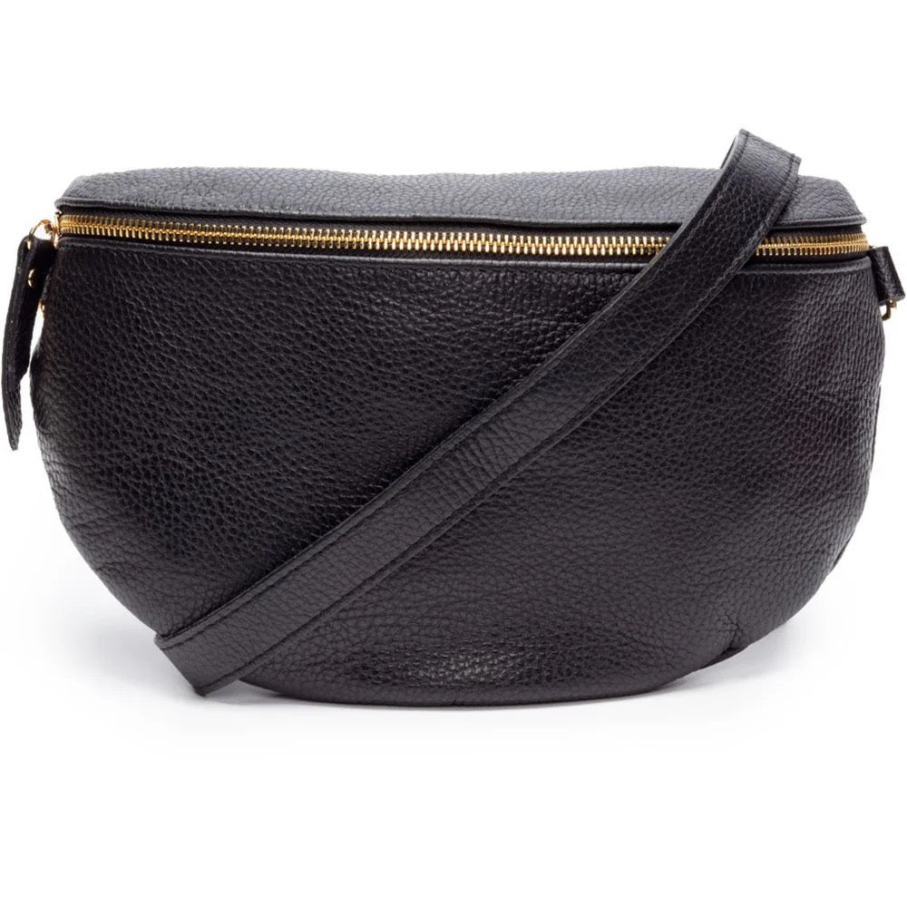Elie Beaumont Large Sling Bag Handbag -Black