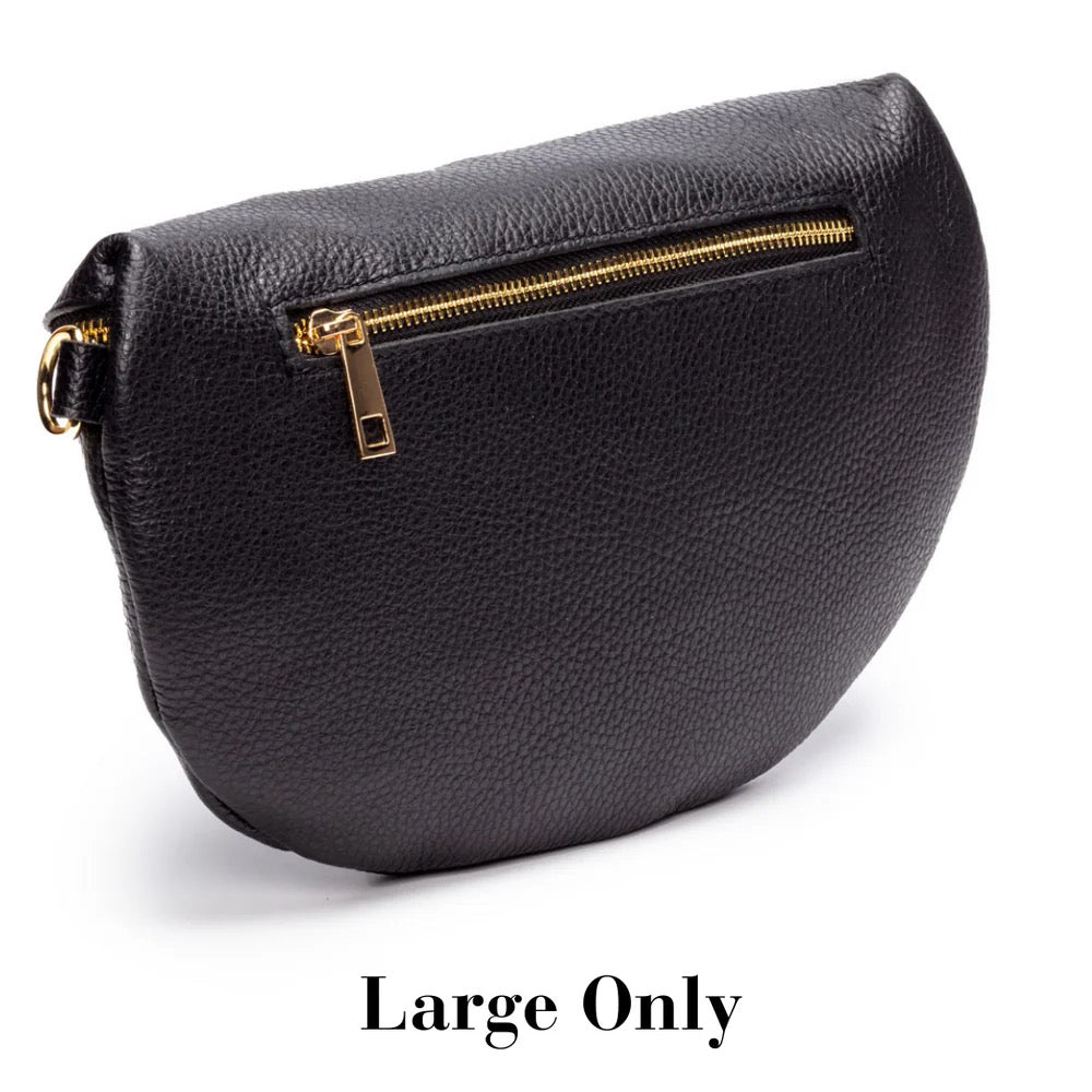 Elie Beaumont Large Sling Bag Handbag -Black