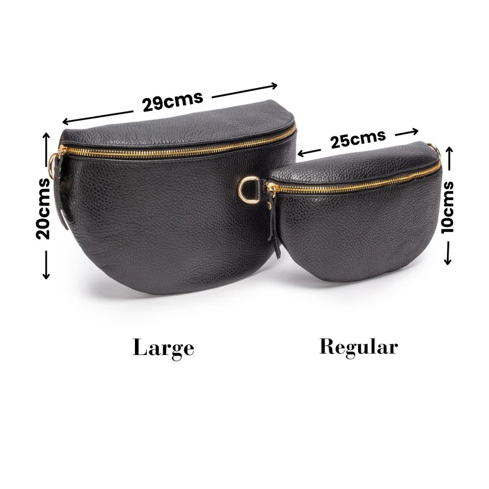 Elie Beaumont Large Sling Bag Handbag -Black