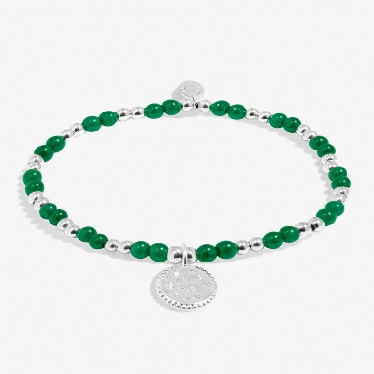 Joma Jewellery - Girls - A Little May Birthstone Bracelet - Green Agate