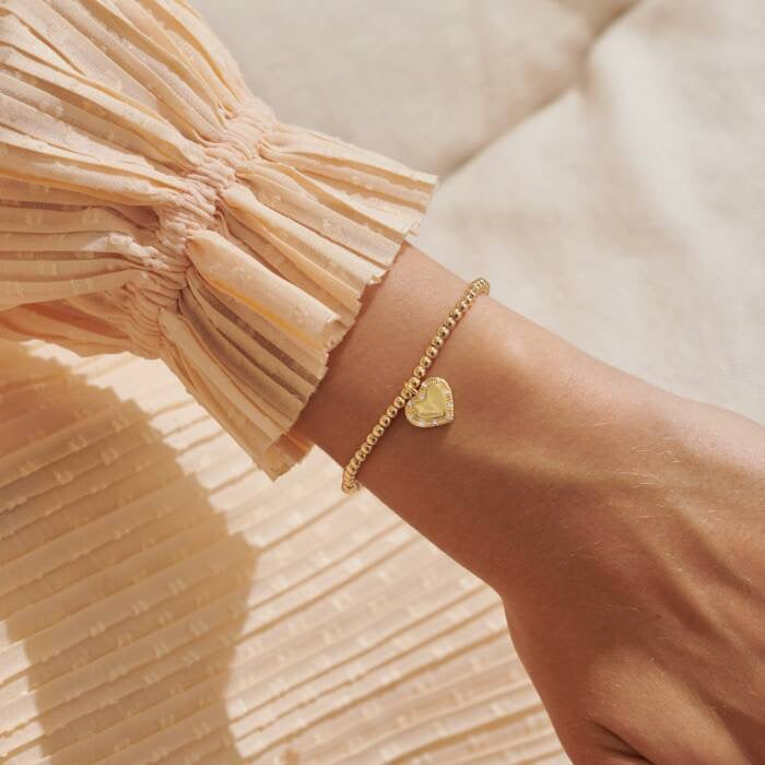 Joma Jewellery A Little Happy 16th Birthday Gold Stretch Bracelet