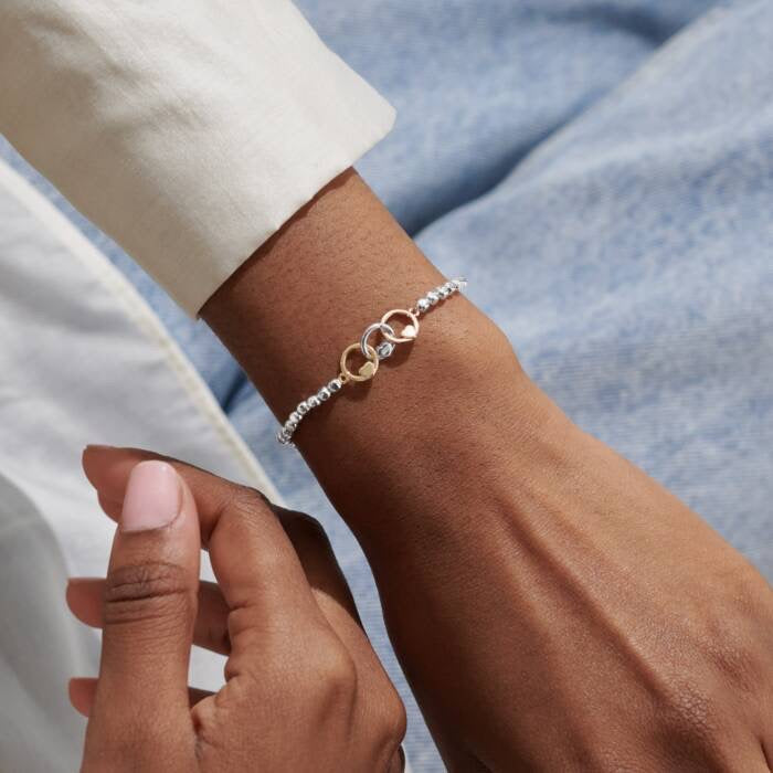 Joma Jewellery Forever Yours - Dream Believe Achieve Silver Stretch Bracelet