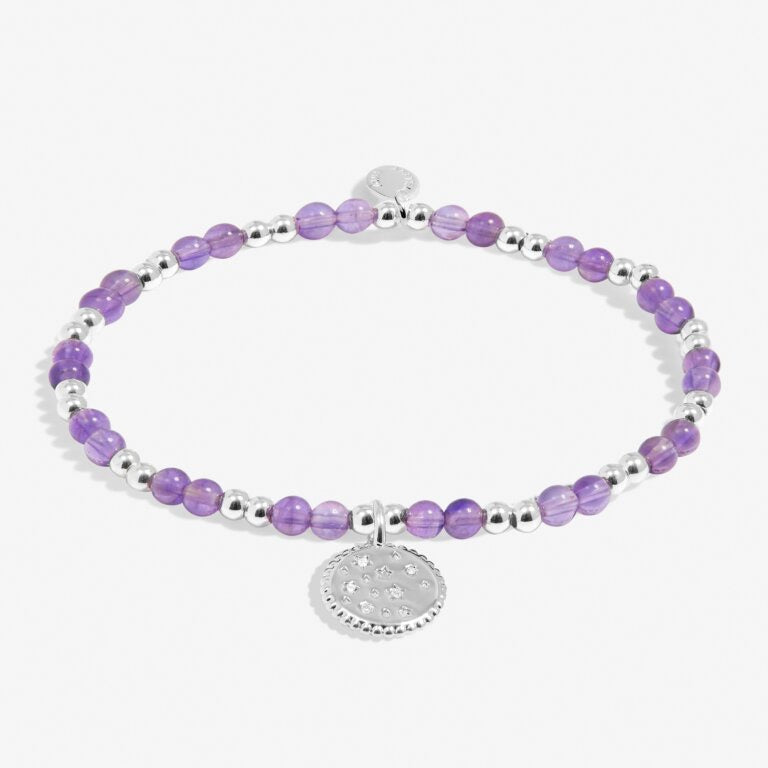 Joma Jewellery - Girls - A Little February Birthstone Bracelet - Amethyst