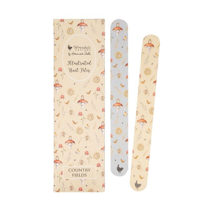 Country Fields Nail Files - Set of 2 - Wrendale Designs