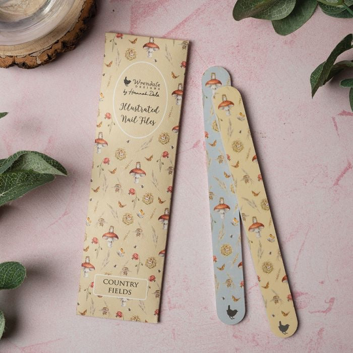 Country Fields Nail Files - Set of 2 - Wrendale Designs