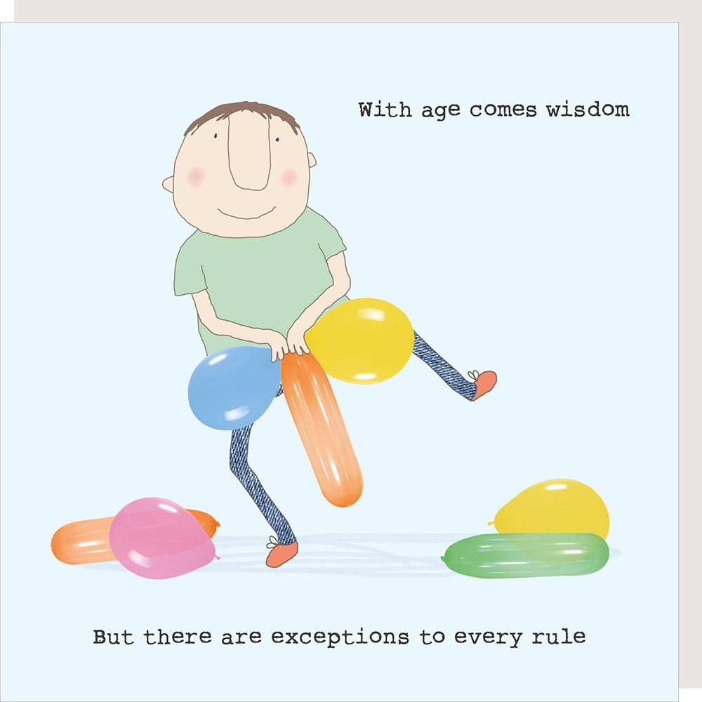 Rosie Made a Thing - Exceptions - Blank Card
