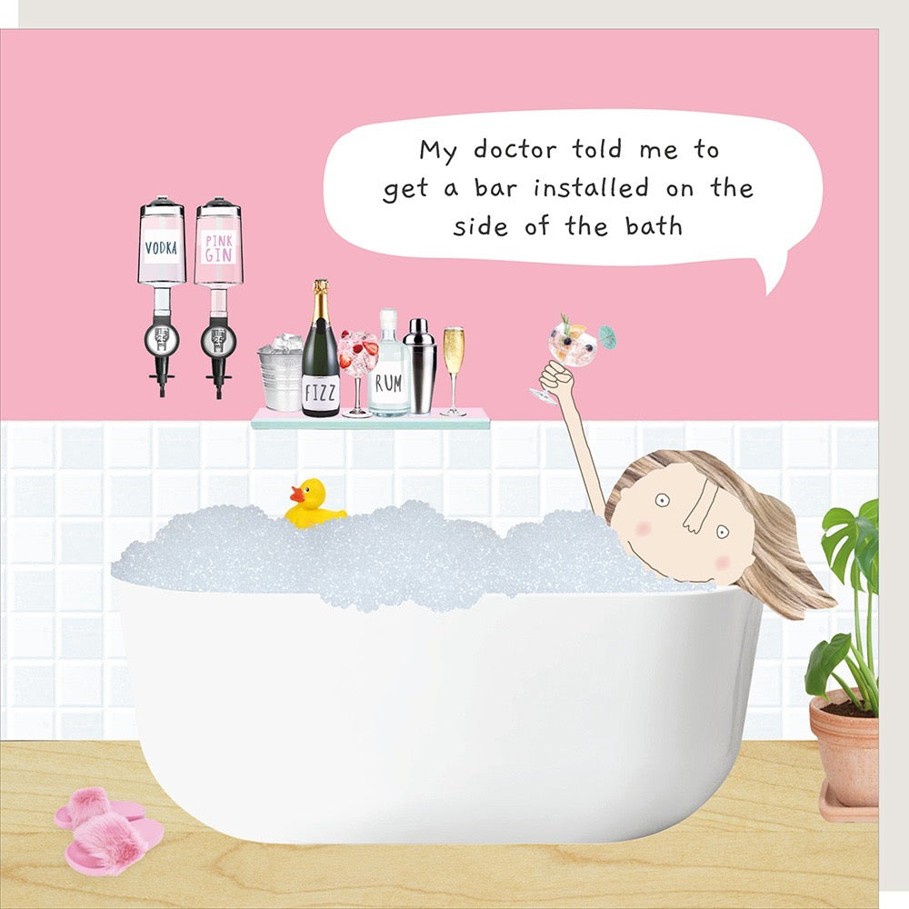 Rosie Made a Thing - Bath Bar - Blank Card