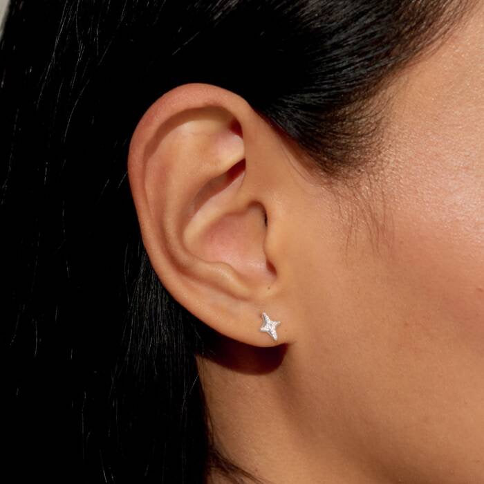 Joma Jewellery Mini Charms Star Stud Earrings