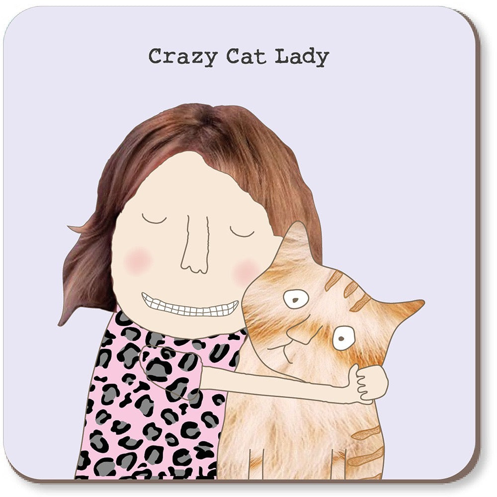 Rosie Made A Thing - Crazy Cat Lady - COASTER