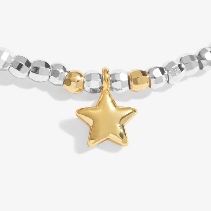 Joma Jewellery Sparkle Confetti - A Little One in a Million - Silver & Gold Plated Bracelet