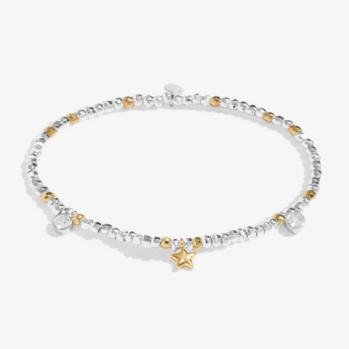Joma Jewellery Sparkle Confetti - A Little One in a Million - Silver & Gold Plated Bracelet
