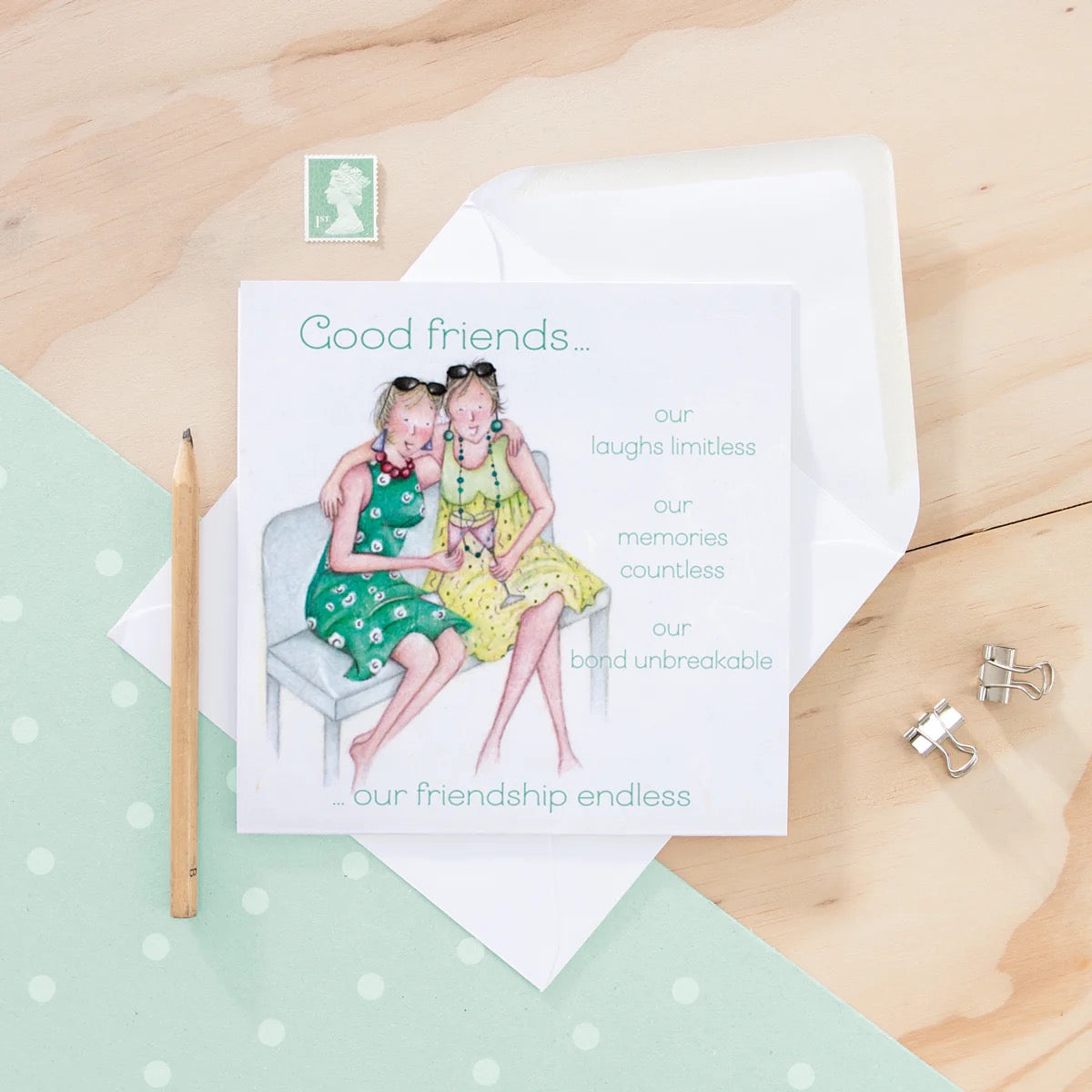 Berni Parker - Good friends - Blank Card