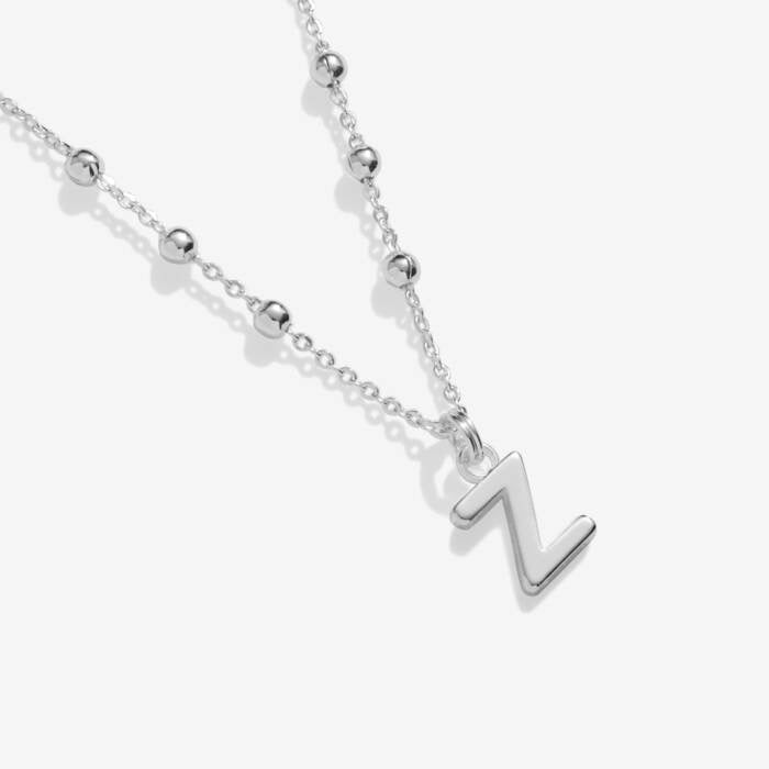 Joma Jewellery Alphabet - A Little - Z - Silver Plated Necklace