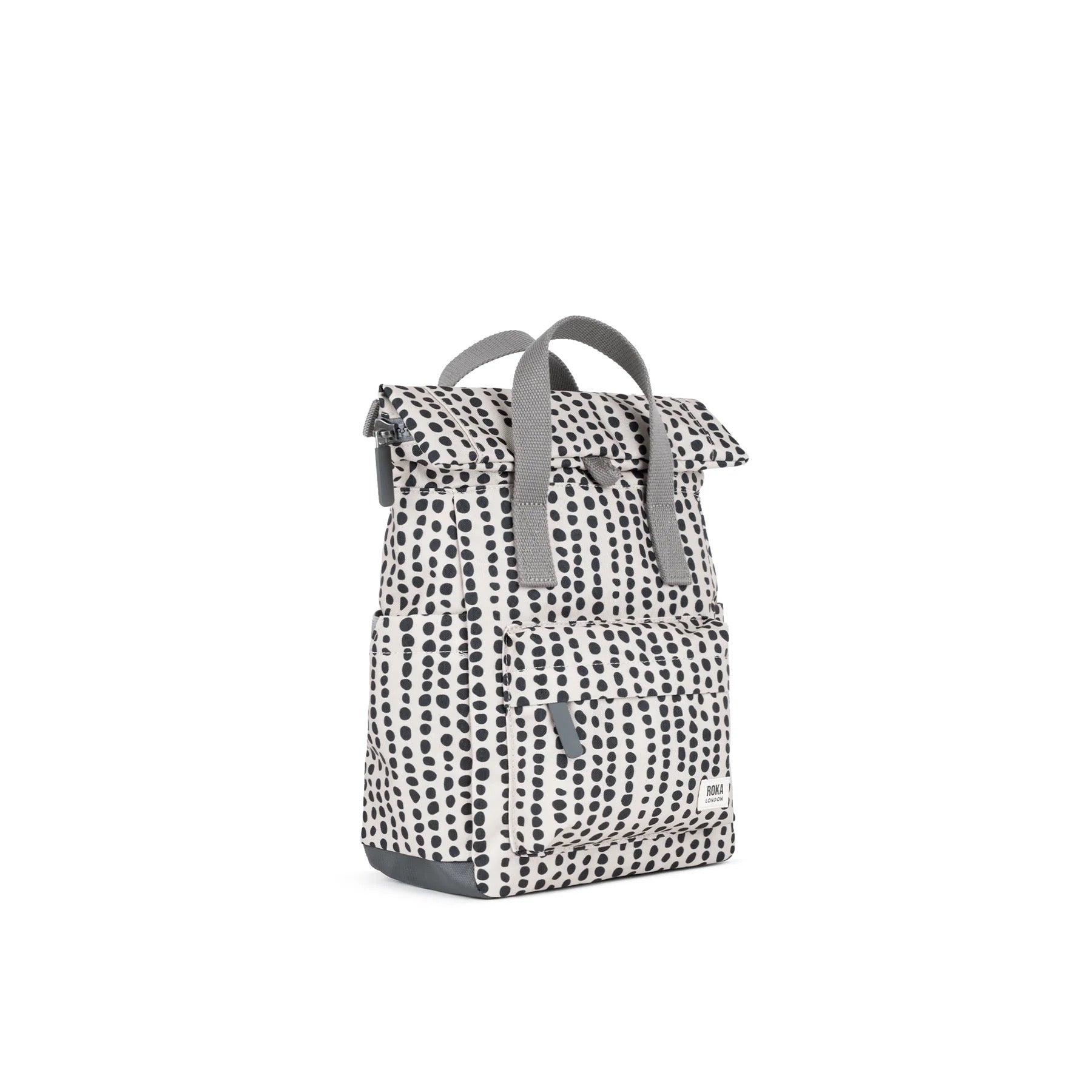Roka Canfield B Backpack-Recycled Canvas - SMALL - Linear Dot (Limited Edition)