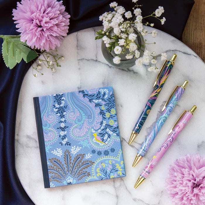 Sara Miller Peacock Filigree Password Book
