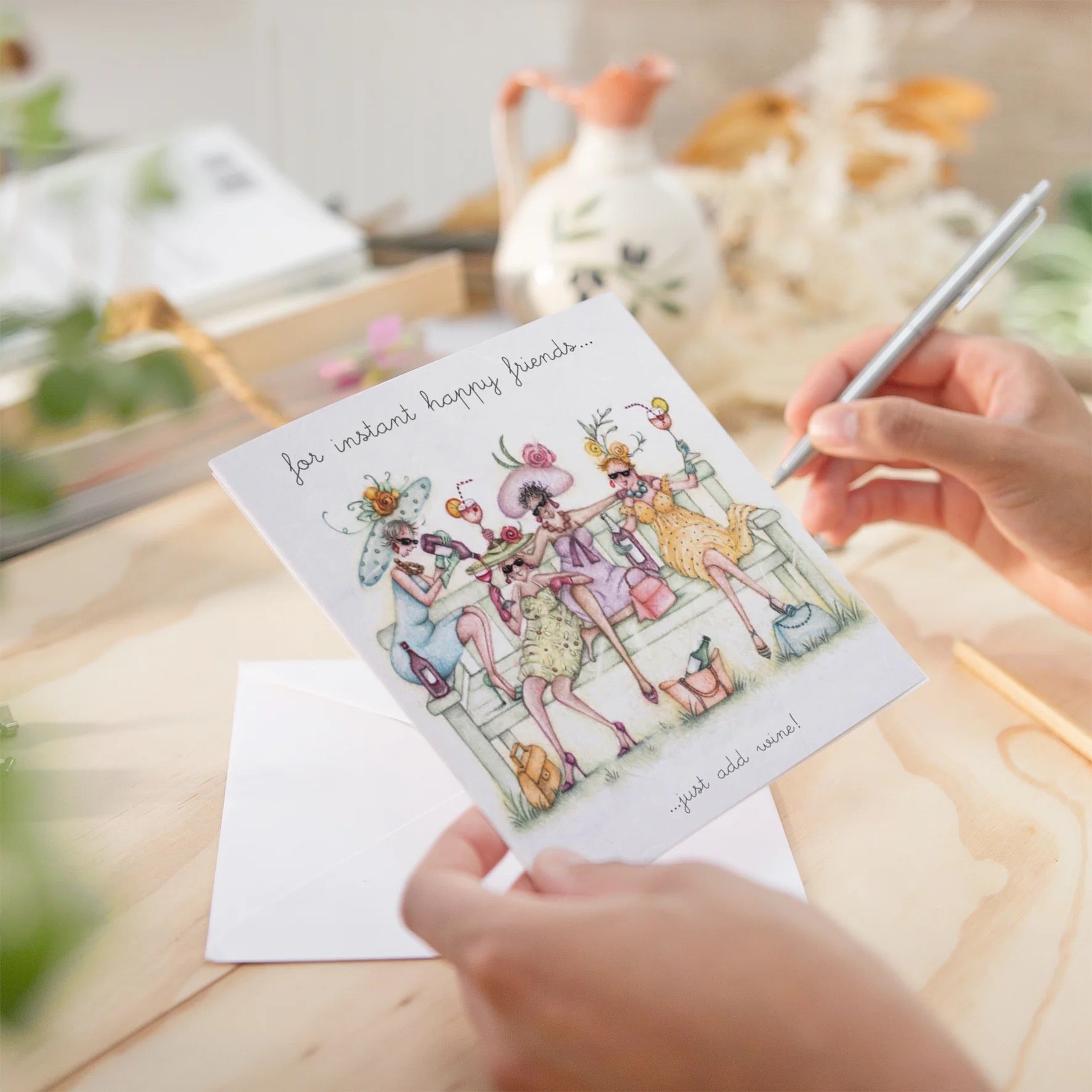 Berni Parker - Instant Happy Friends - Blank Card