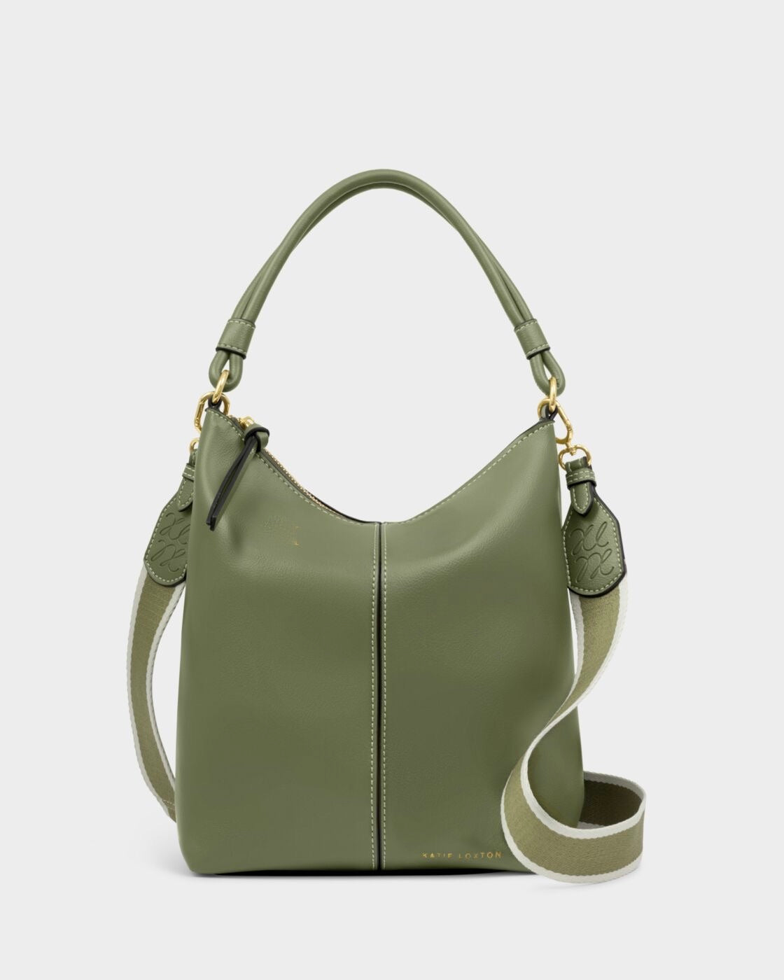 Katie Loxton - Hallie Satchel Handbag - Khaki Green