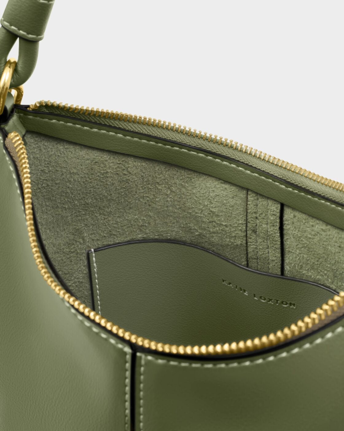 Katie Loxton - Hallie Satchel Handbag - Khaki Green