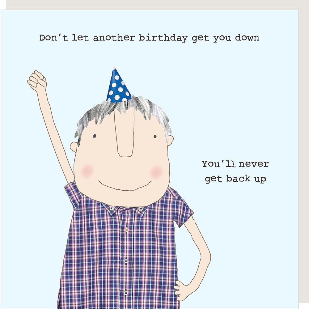 Rosie Made A Thing - Get Back Up - Birthday Card