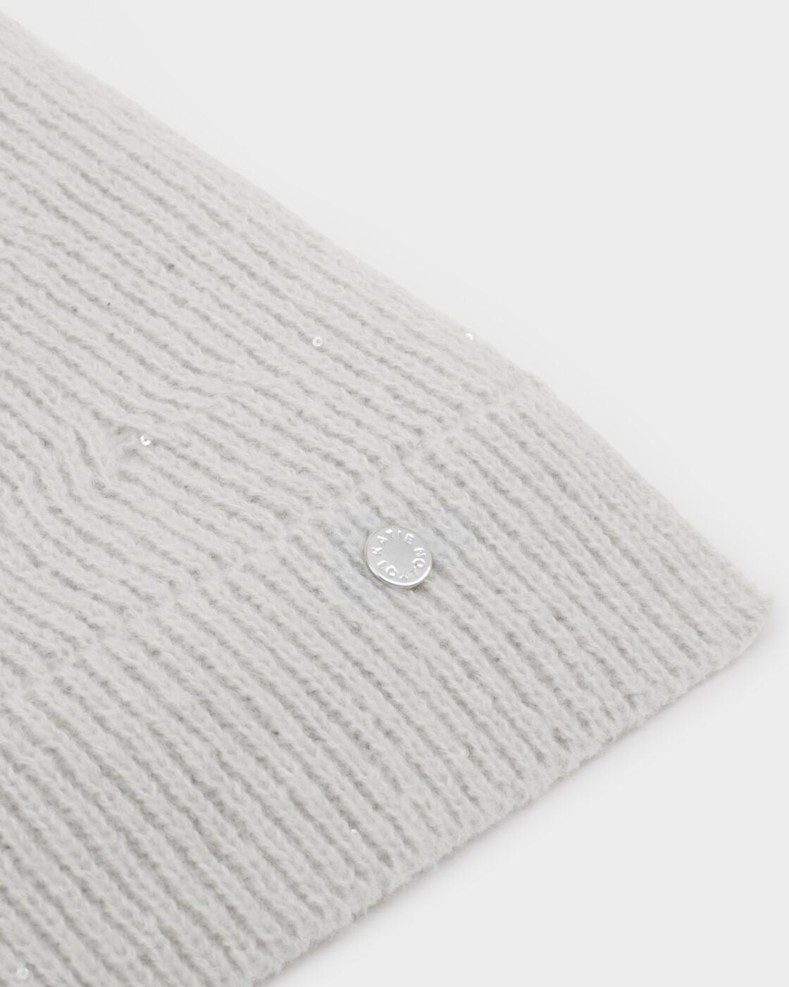 Katie Loxton Sequin Cosy Scarf - Pale Grey
