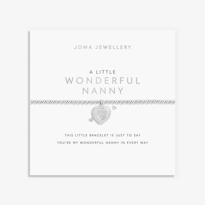 Joma Jewellery A Little Wonderful Nanny - Silver Plated Bracelet