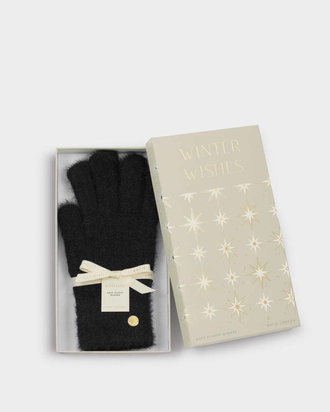 Katie Loxton Gift Boxed Soft Knit Gloves - Black