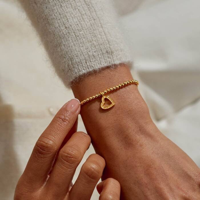 Joma Jewellery A Little Happy Birthday Beautiful - Gold Plated Bracelet