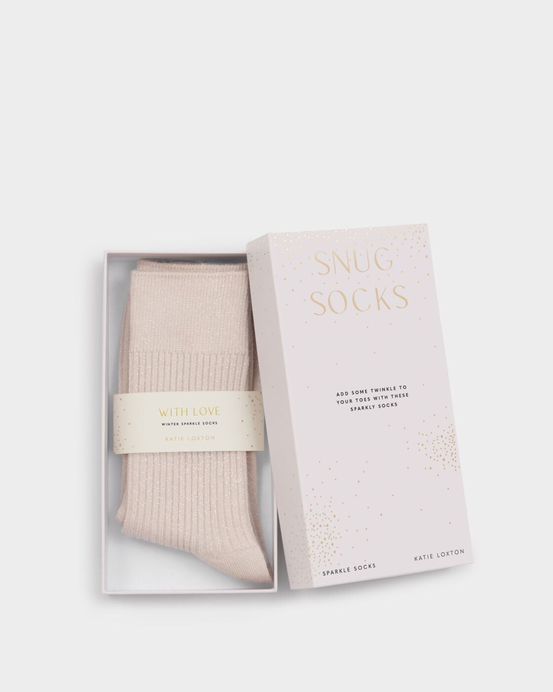 Katie Loxton Gift Boxed Ladies Sparkle Socks - Pink