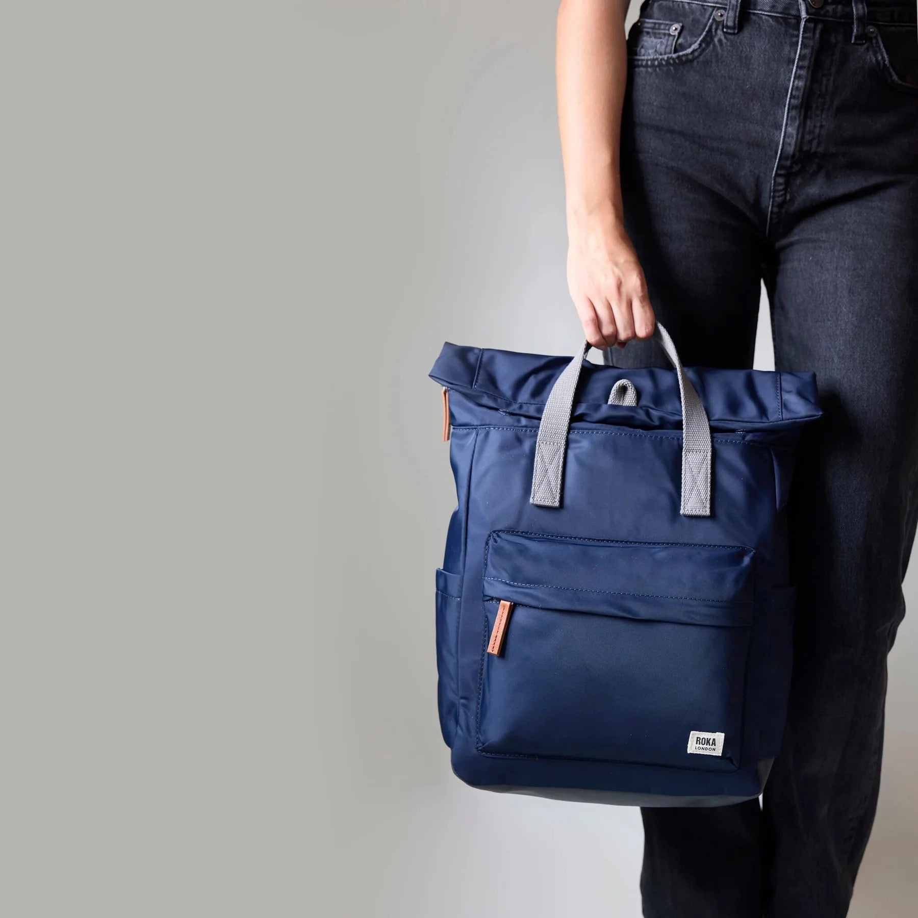 Roka Canfield B Backpack - MEDIUM - Recycled Nylon - Thyme
