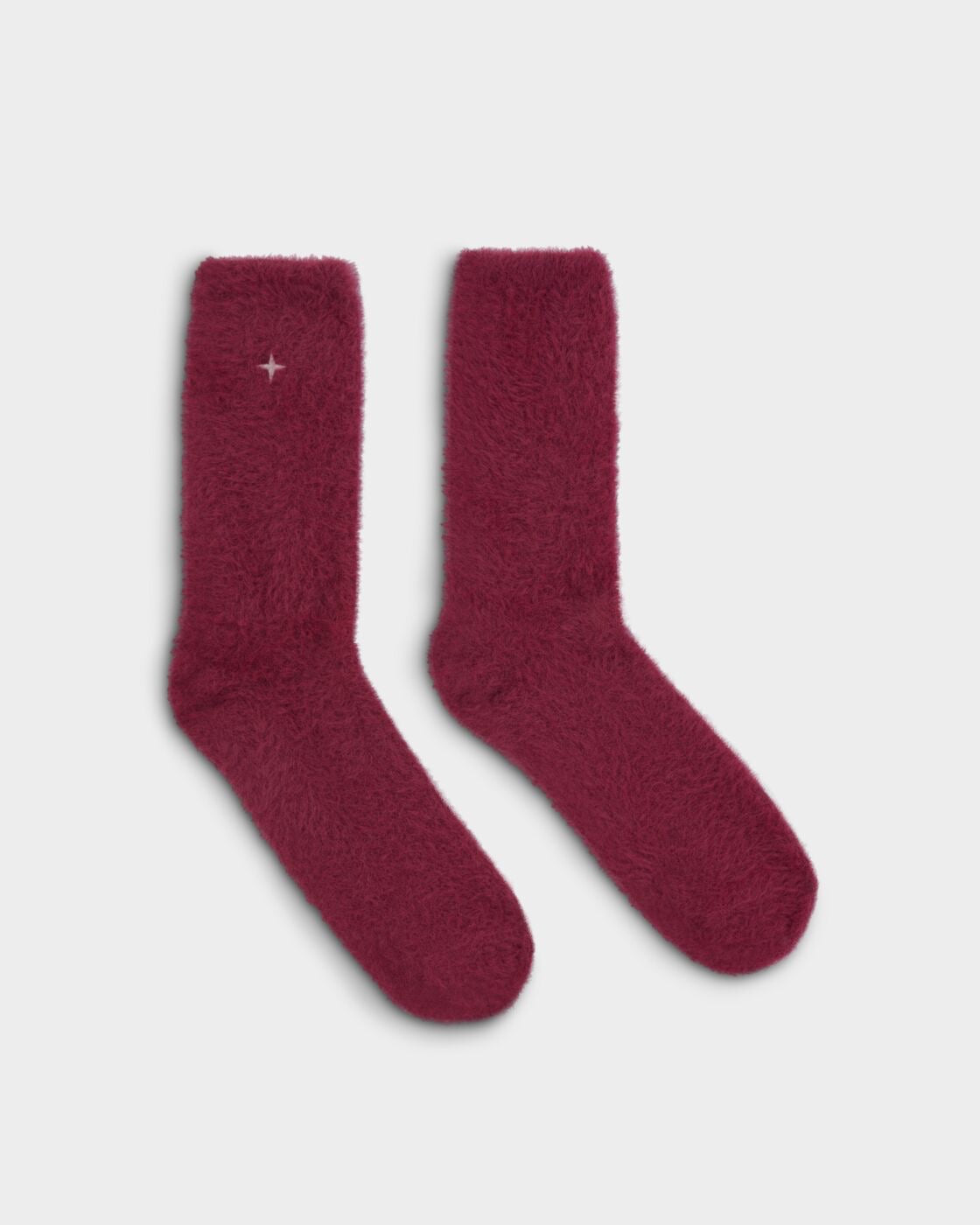 Katie Loxton Gift Boxed Ladies Fluffy Star Ankle Socks - Cherry Red