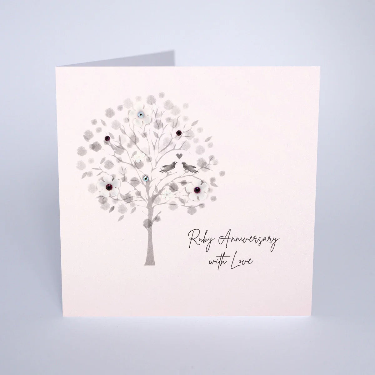 Five Dollar Shake Ruby Anniversary Tree of Life Card