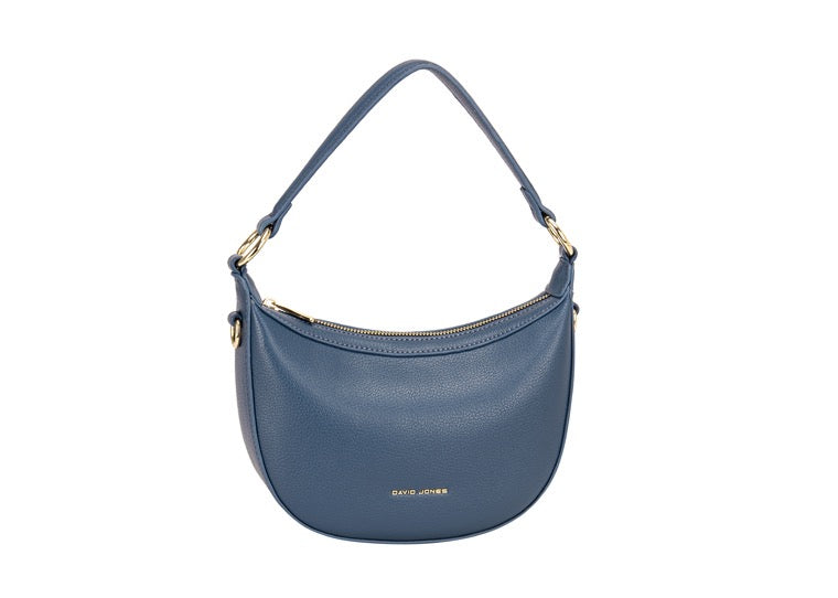 David Jones Small Scoop Shoulder/Crossbody Bag (CM7186) - Blue