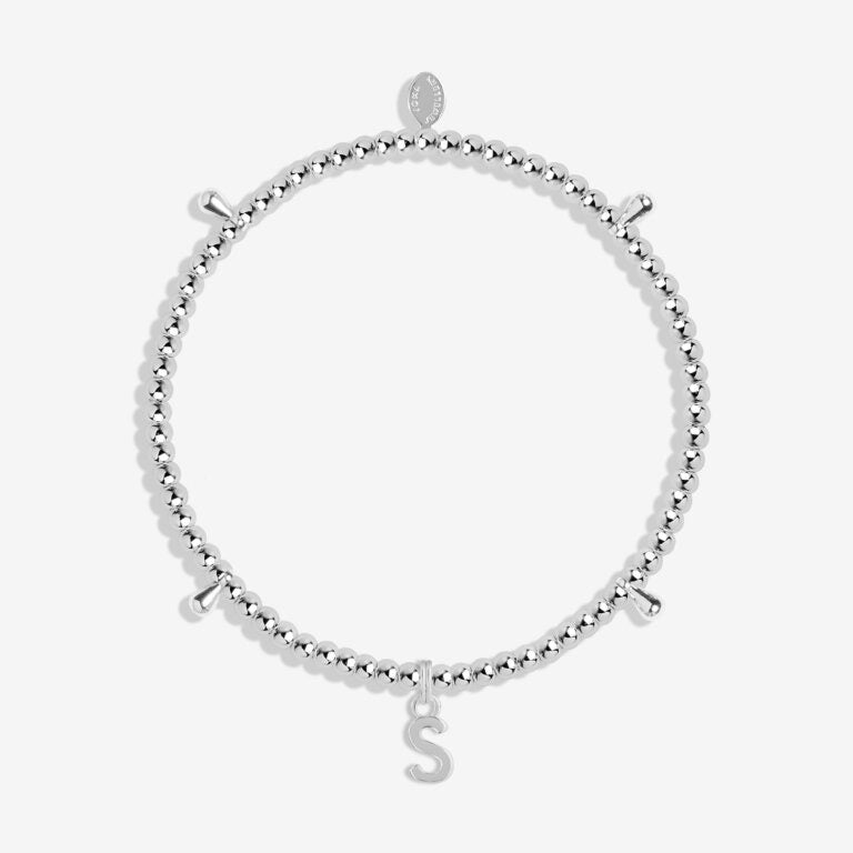Joma Jewellery Alphabet A Little 'S' Bracelet Silver