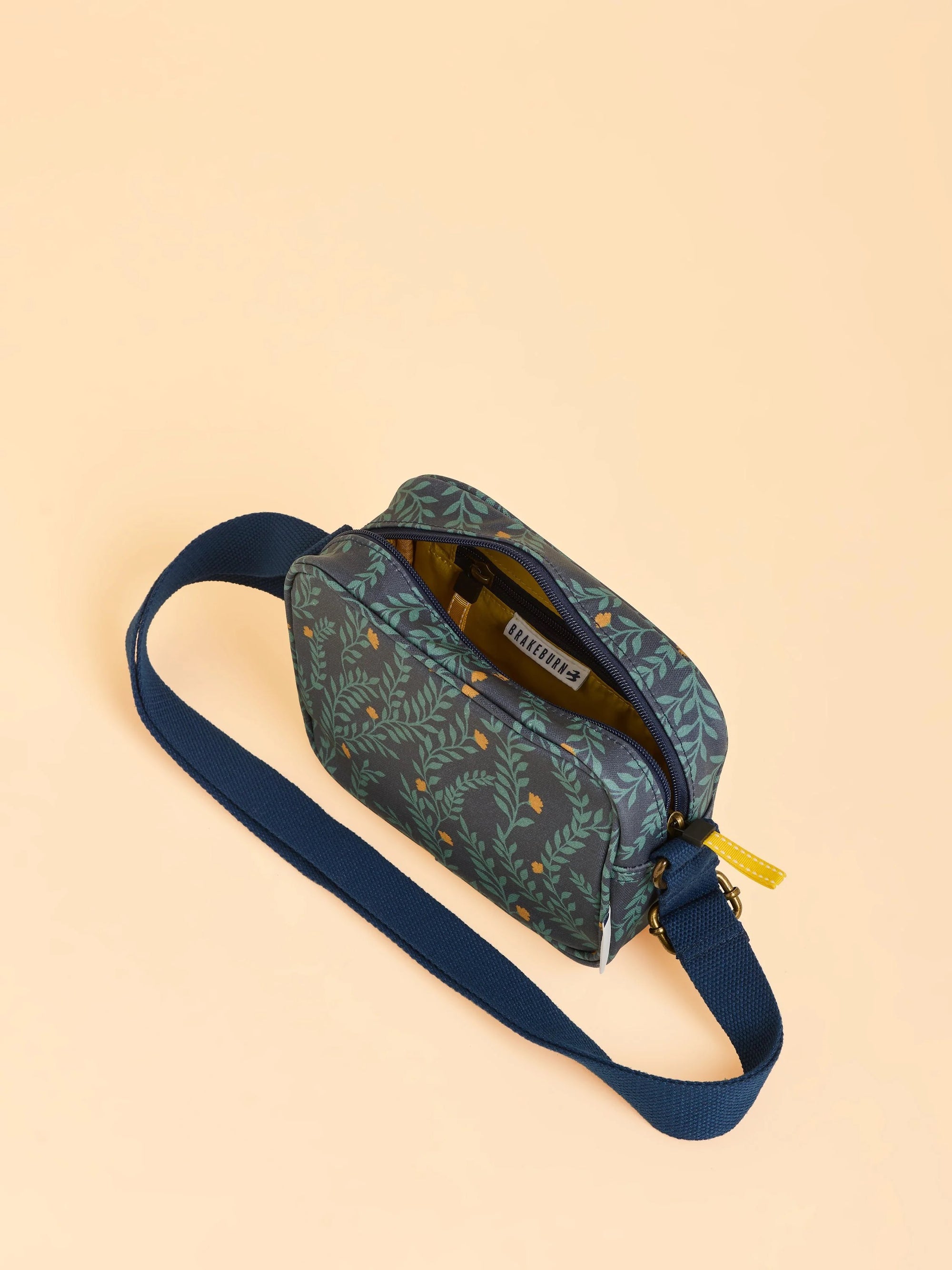 Brakeburn Twilight Leaves Small Box Crossbody Bag
