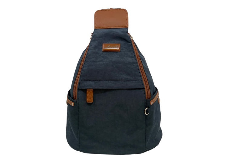 Spirit (9894) Lightweight Backpack - Navy/Tan