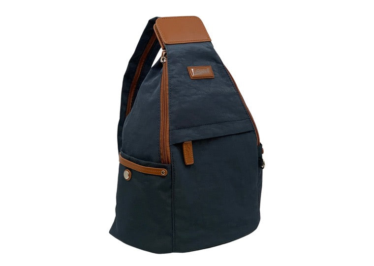 Spirit (9894) Lightweight Backpack - Navy/Tan