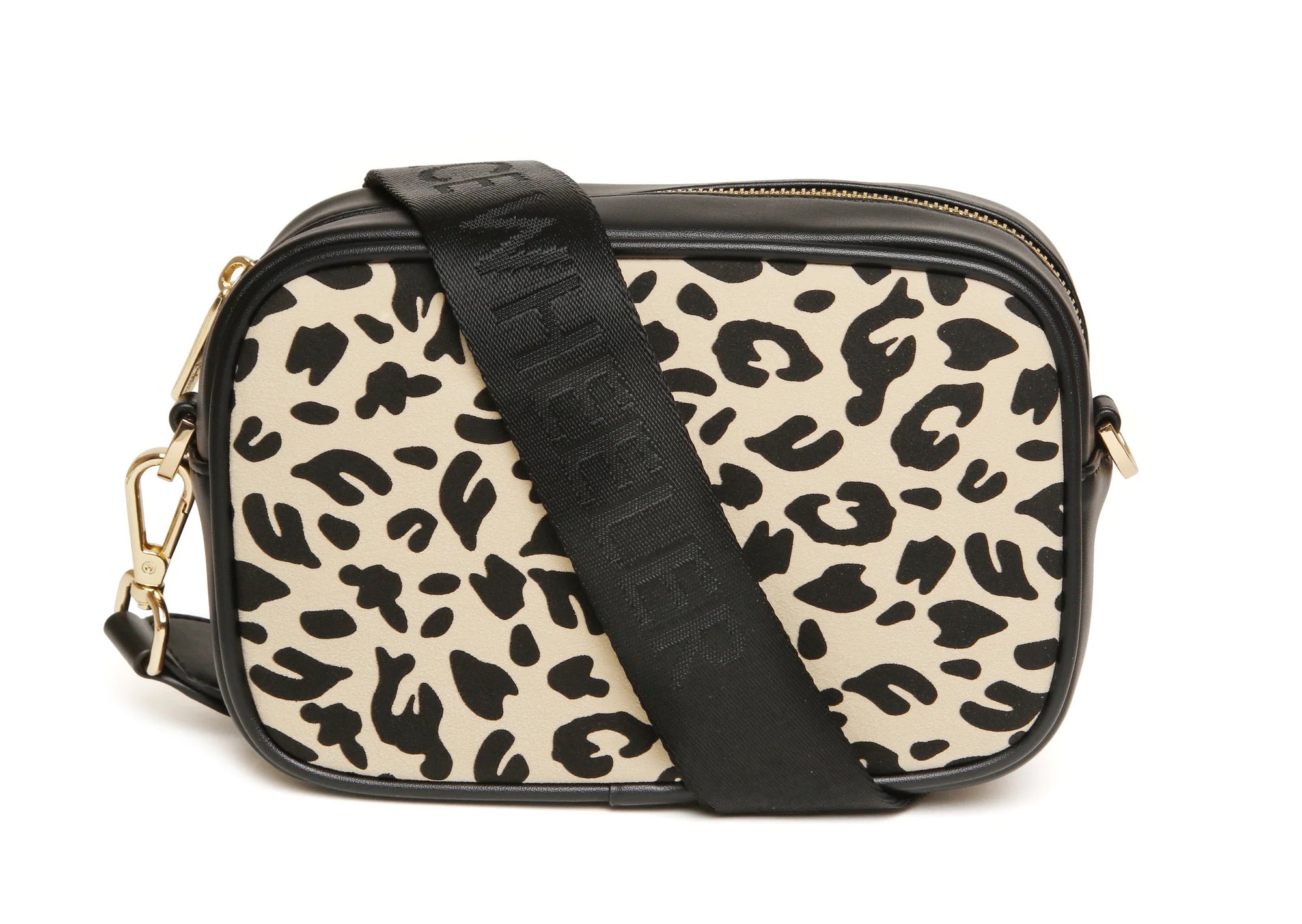 Alice Wheeler Light Leopard Pimlico Crossbody Bag - Black